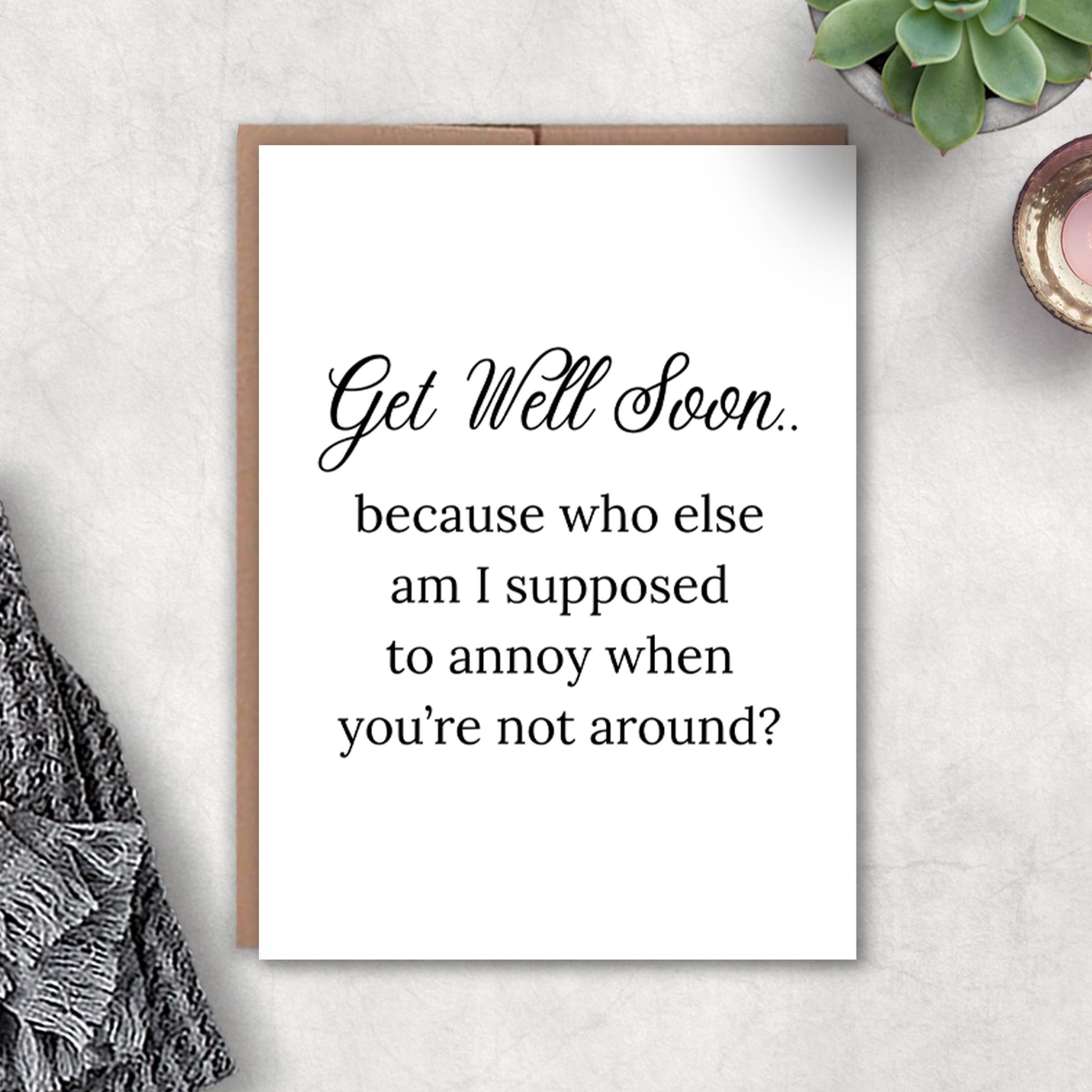 Expression Design Co - Wholesale Get Well Card - Get Well Soon Card
