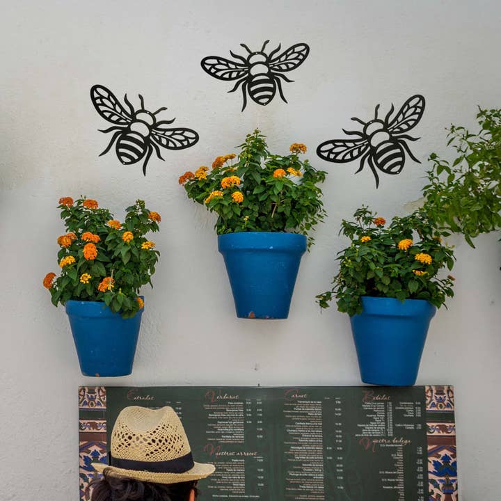 Riverside Designs - Wholesale Wall Accent - Honey Bee Metal Wall Art | Indoor & Outdoor Home Décor10