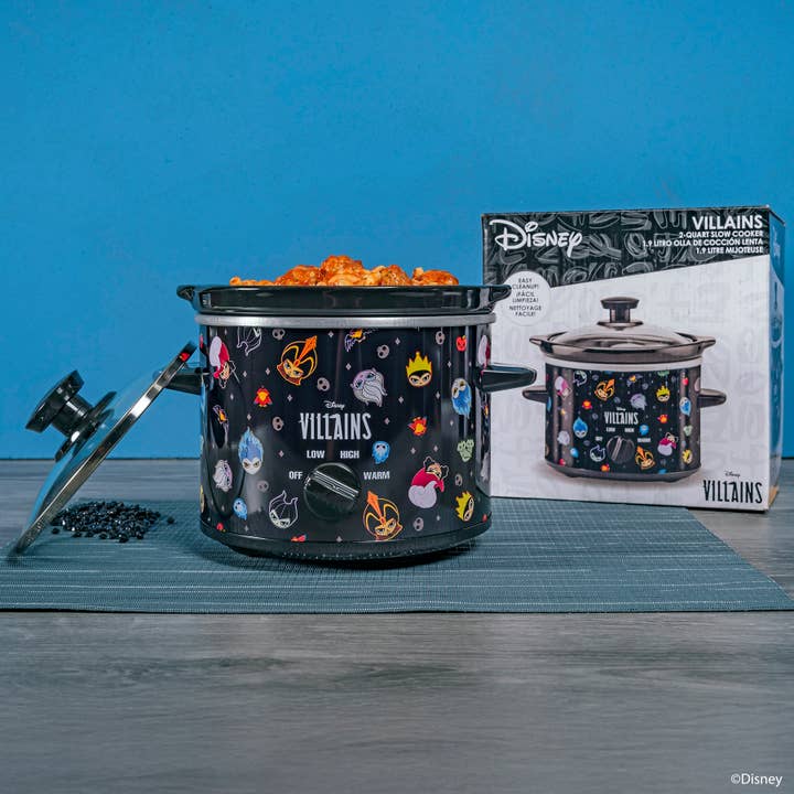 Uncanny Brands - Vente Appareils électroménagers - Mijoteuse Disney Villains de 2 pintes d'Uncanny Brands