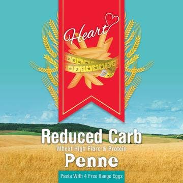 Heart - Wholesale Pasta - Low Carb Penne Pasta Eggs 1Kg1