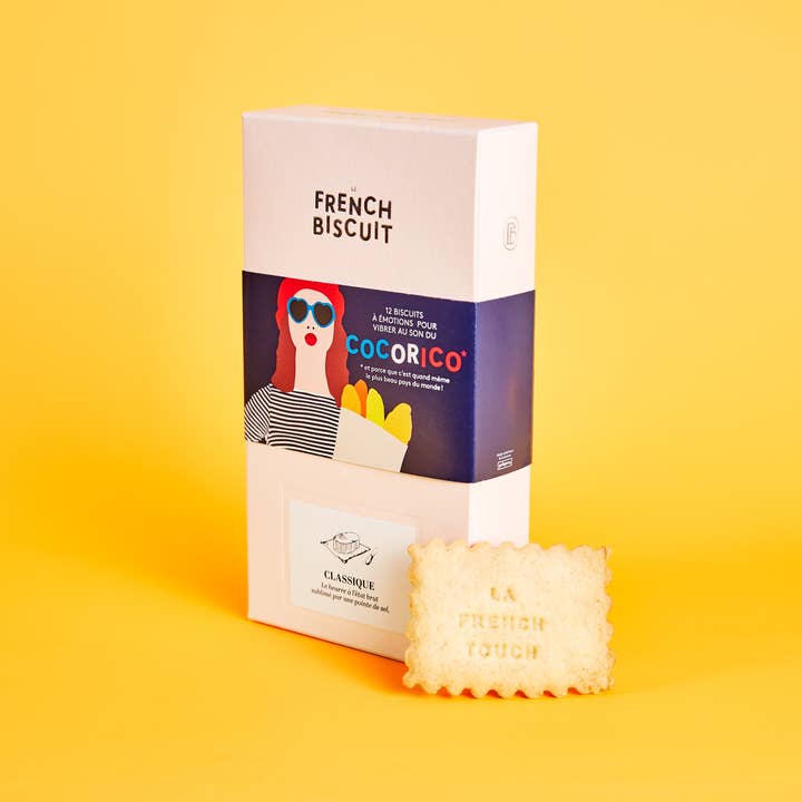Cocorico-kager med franske budskaber for engroshandel hos PENTOGONA