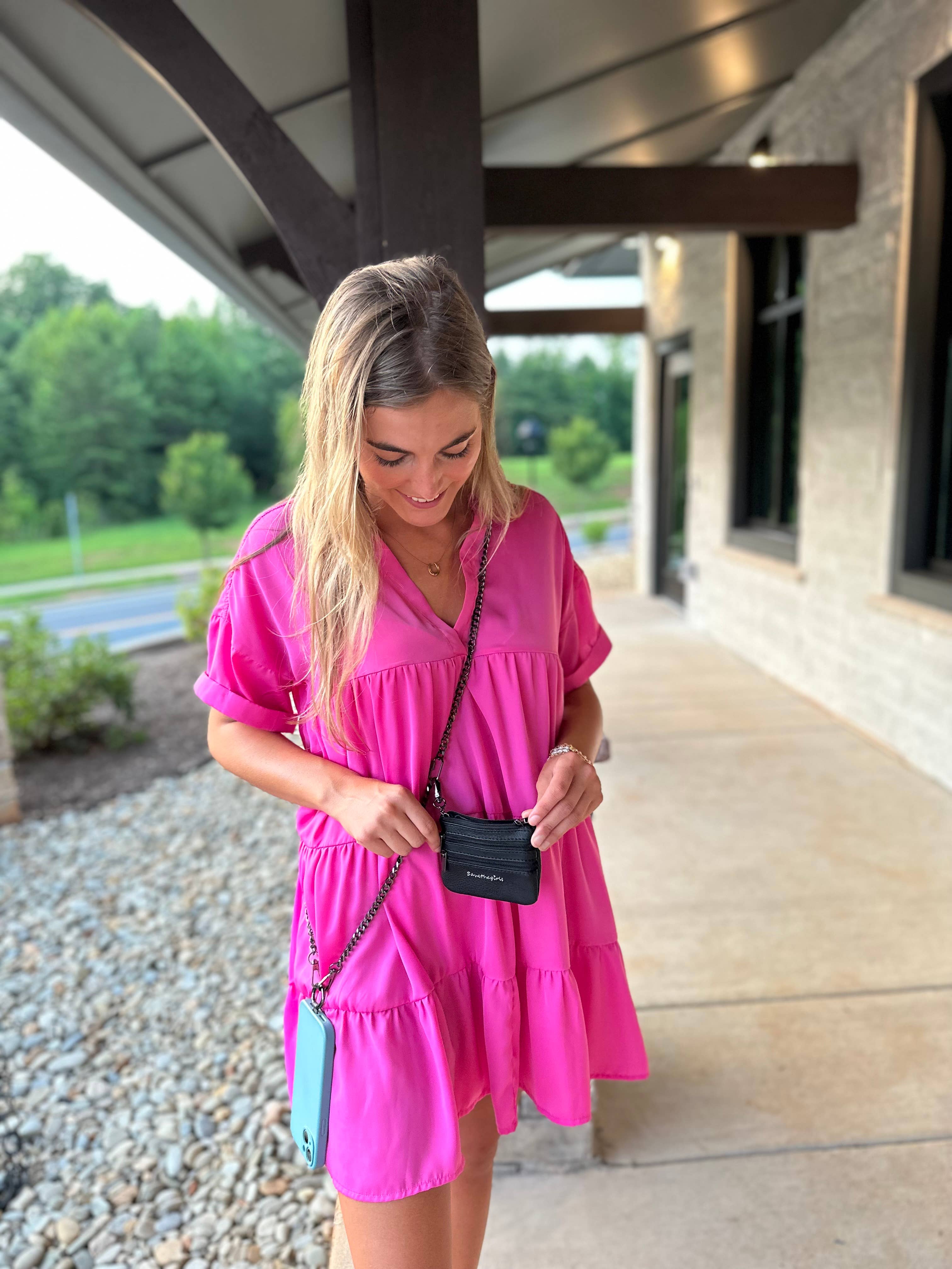 Save The Girls - Vente Sac à bandoulière – femme - Accessoire de téléphone à bandoulière Clip & Go 1