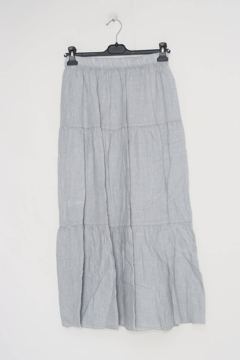 LÉA & LUC - Wholesale Skirt - Women's - 100% Linen Skirt REF. 83482