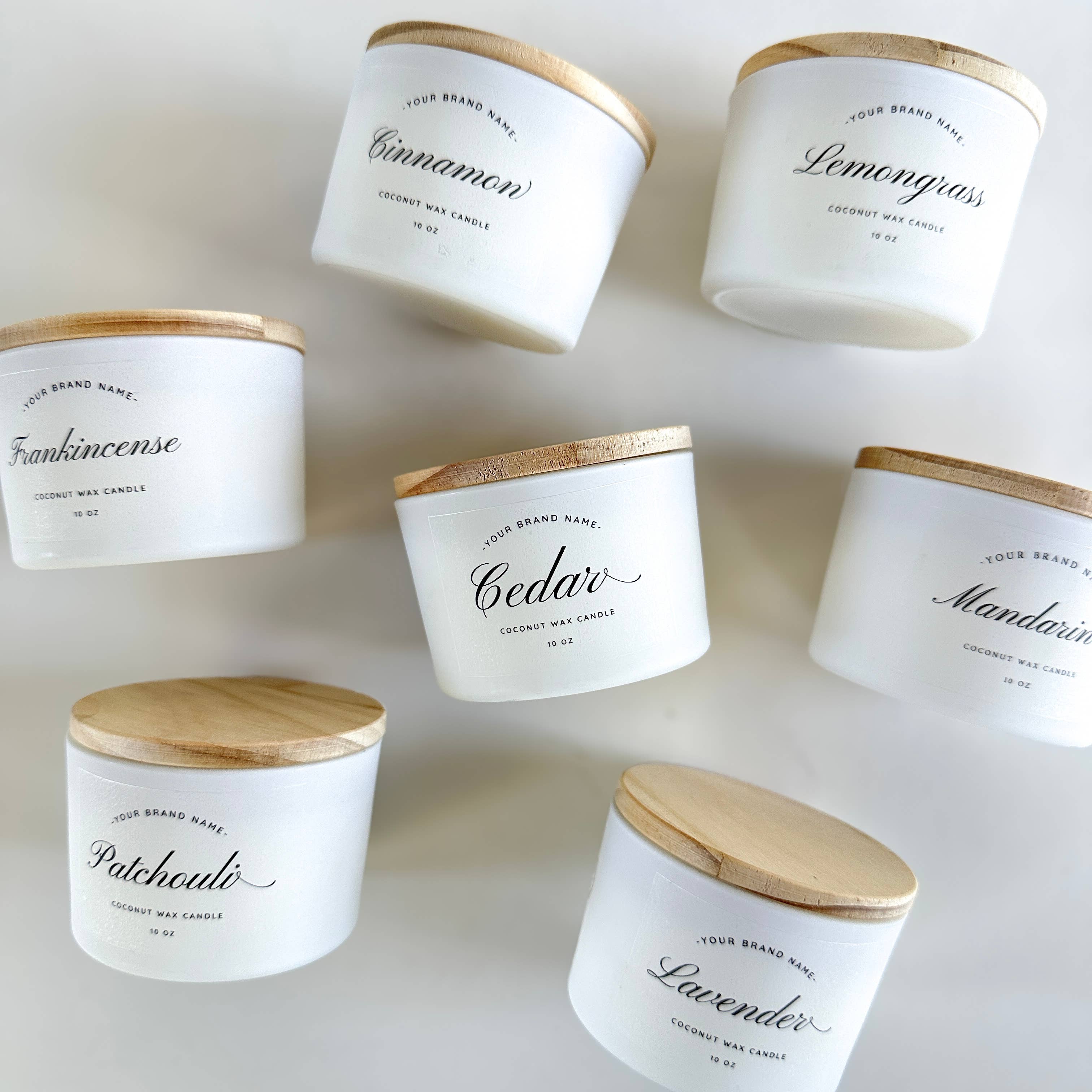 Wondery Mercantile - Wholesale Jar/Filled Candle - Private Label Candle - Custom Label Scented White Jar Candle6