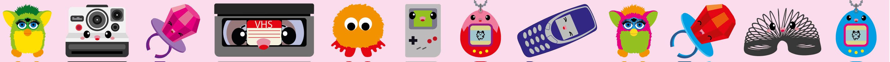 Studio Inktvis - Wholesale Washi Tape - Washi Tape 90's icons popculture retro vintage tape1