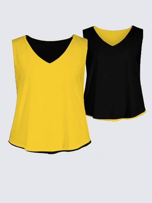 TearSun Yellow Kaplan+ Tank for wholesale by Frank Chesley