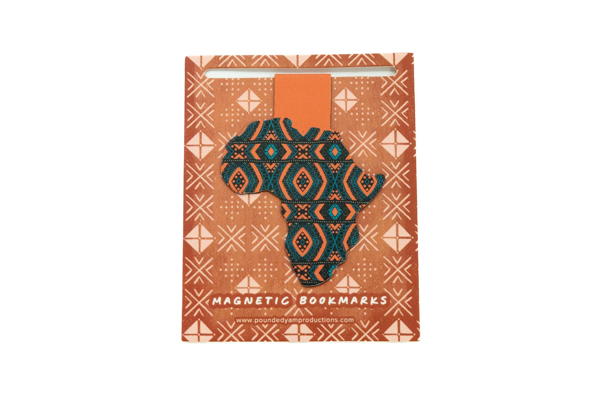 Pounded Yam Productions - Wholesale Bladwijzer - Magneetboeklegger - Afrikaanse Print (Diamanten)2