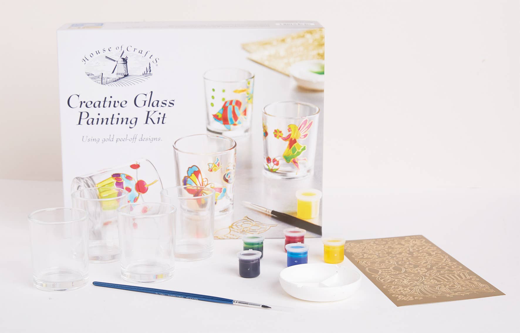 West Design Products - Wholesale DIY craft kit - House of Crafts Creative Glass Painting Kit1