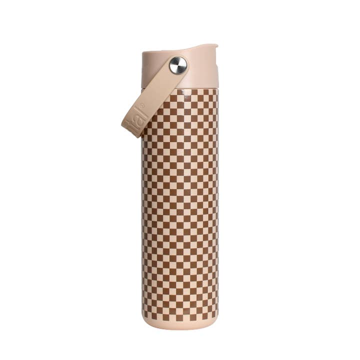 Elemental - Wholesale Water Bottle - Insulated Leakproof Bottle with Handle 24oz - Orange1