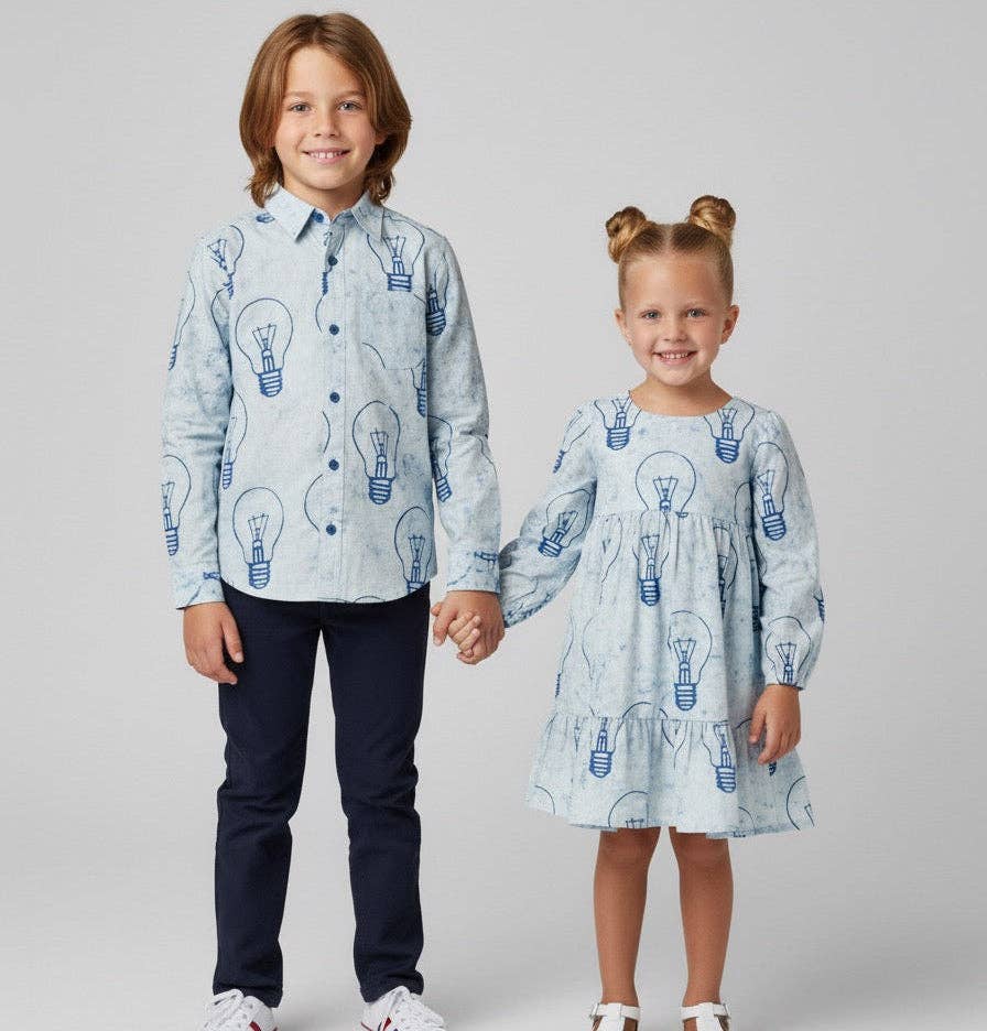 Meerahi – Großhandel Kleid – Kinder – Handgefertigtes Mädchen-Glühbirnenkleid4