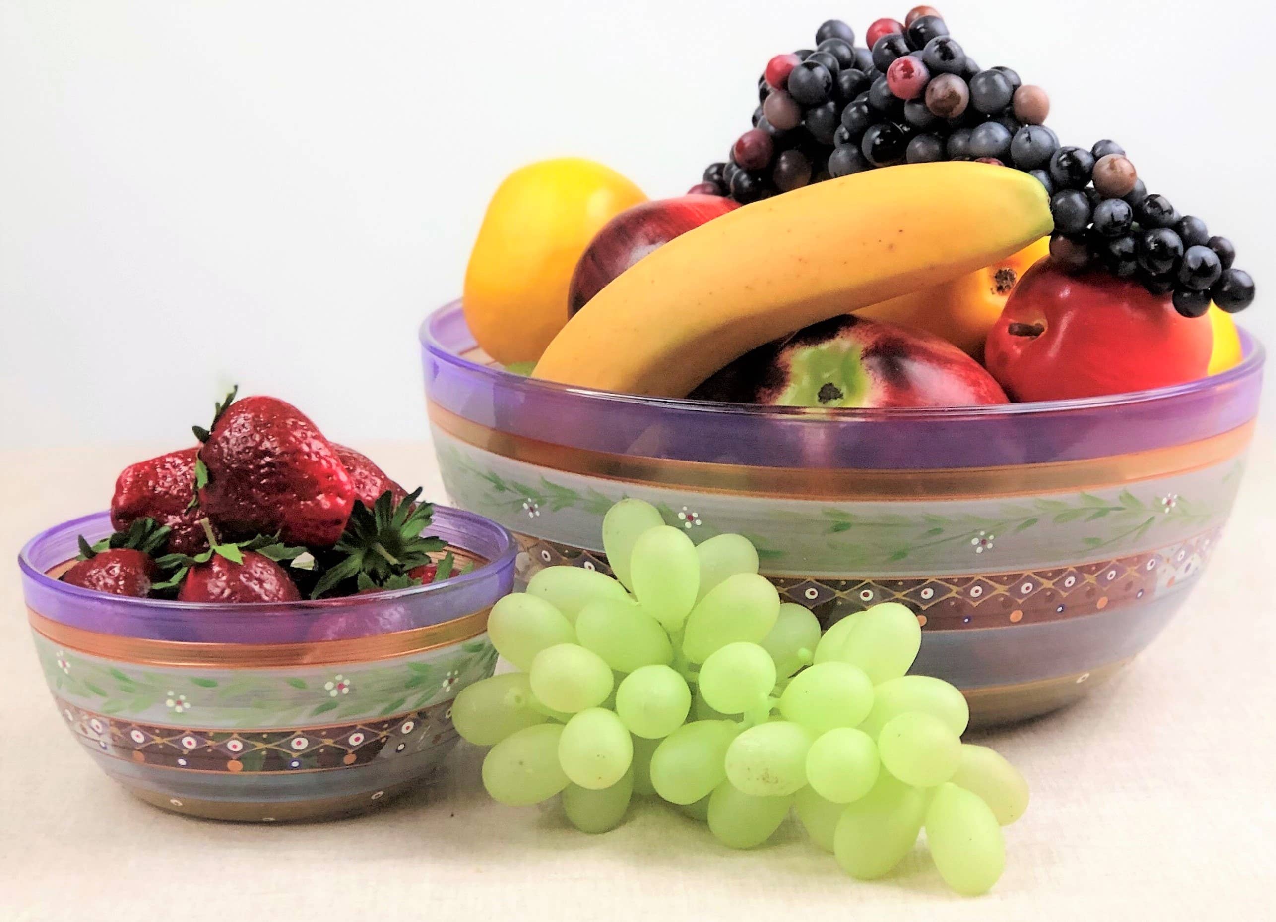 Golden Hill Studio – Engroshandel Pyntetallerken/skål – Marokkansk Mosaic Garland 6" Skål2