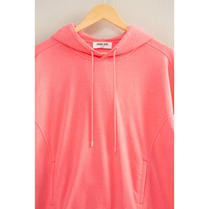 Double Zero - Wholesale Hoodie - Women's - Drop Shoulder Long Sleeve Oversized Hoodie13