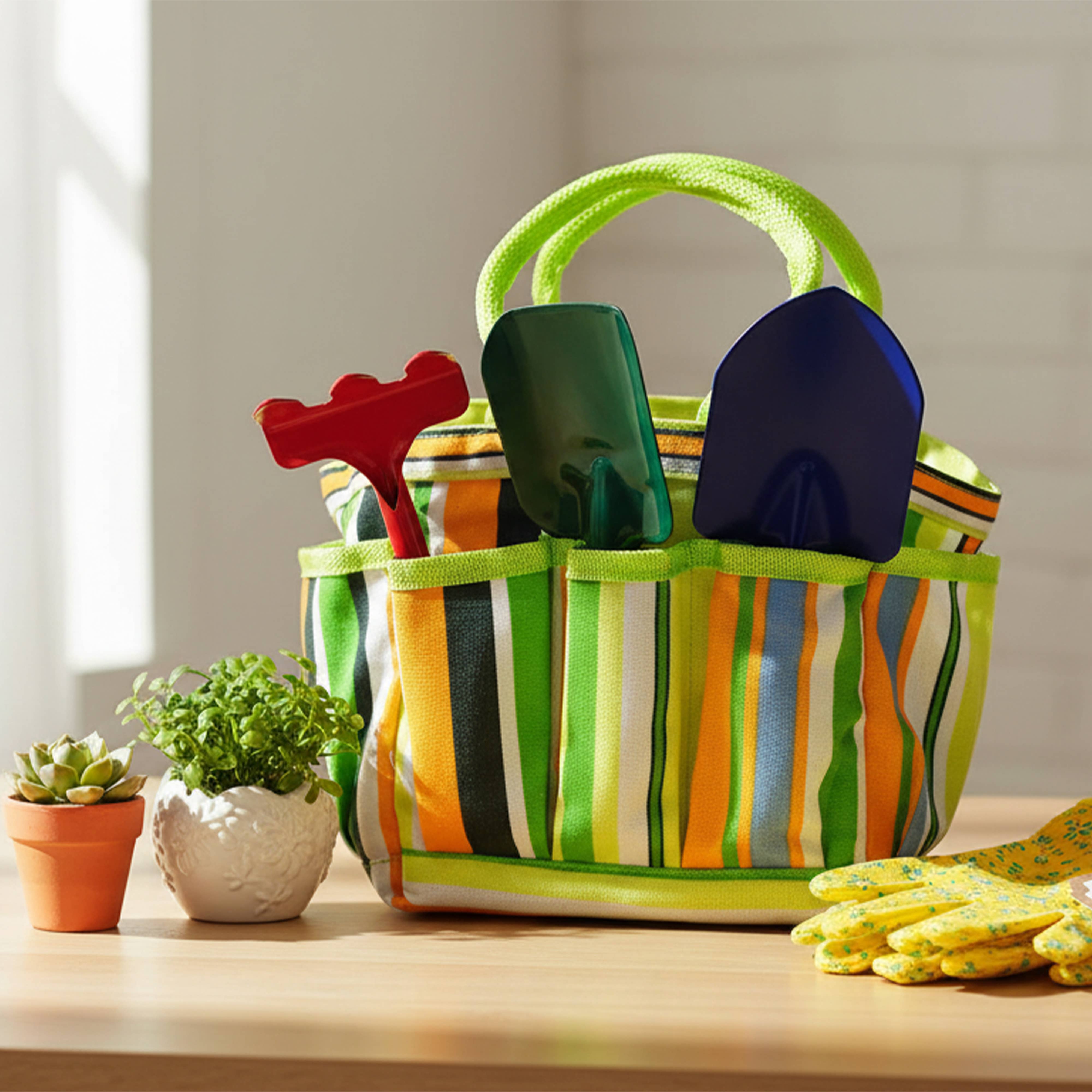 G & F Products - Wholesale Toy set – Kids - Kids Garden Tools Set with Tote, Hand Rake, Shovel, Trowel5