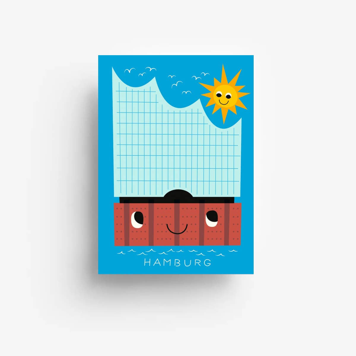 Human Empire - Vente Cartes postales - Carte postale Hamburg Elbphilharmonie & Sun0