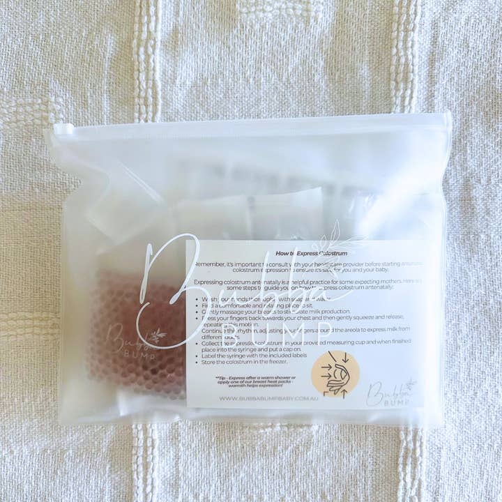 Bubba Bump – wholesale Nursing pillow/pad – Maternity – Antenatal Colostrum Collecting Kit | Essential Breastfeeding Supplies
