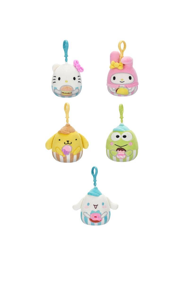 License 2 Play Toys - Wholesale Stuffed/Plush Toy - Kids & Baby - Squishmallows 3.5" Hello Kitty Clip On Plush in 12pc Display1