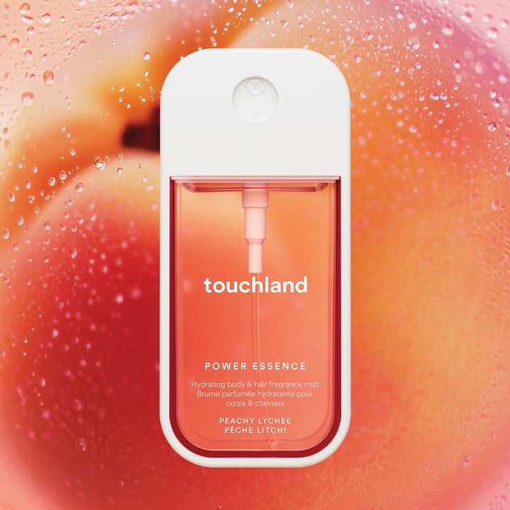 Peachy Lychee Power Essence Body & Hair Fragrance Mist for wholesale by Touchland