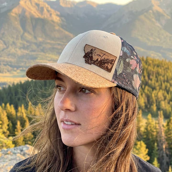 BRIARANDSPHINX - Wholesale Trucker Hat - Unisex - Floral Cork State Hat2