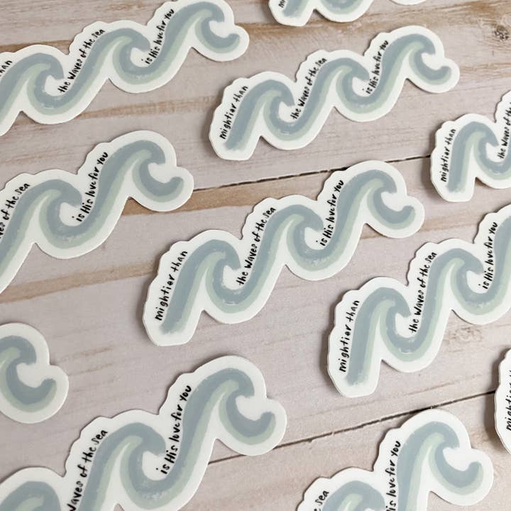 swaygirls - Vendita all'ingrosso Adesivo - Adesivo per versi della Bibbia | Adesivi cristiani | Dio è potente3