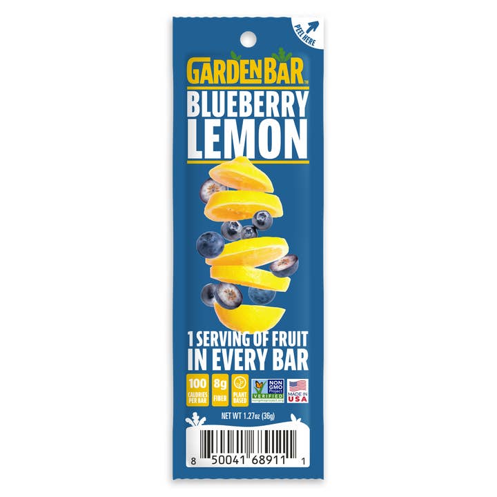 Blueberry Lemon Garden Bar for wholesale by Earth Ranch LLC