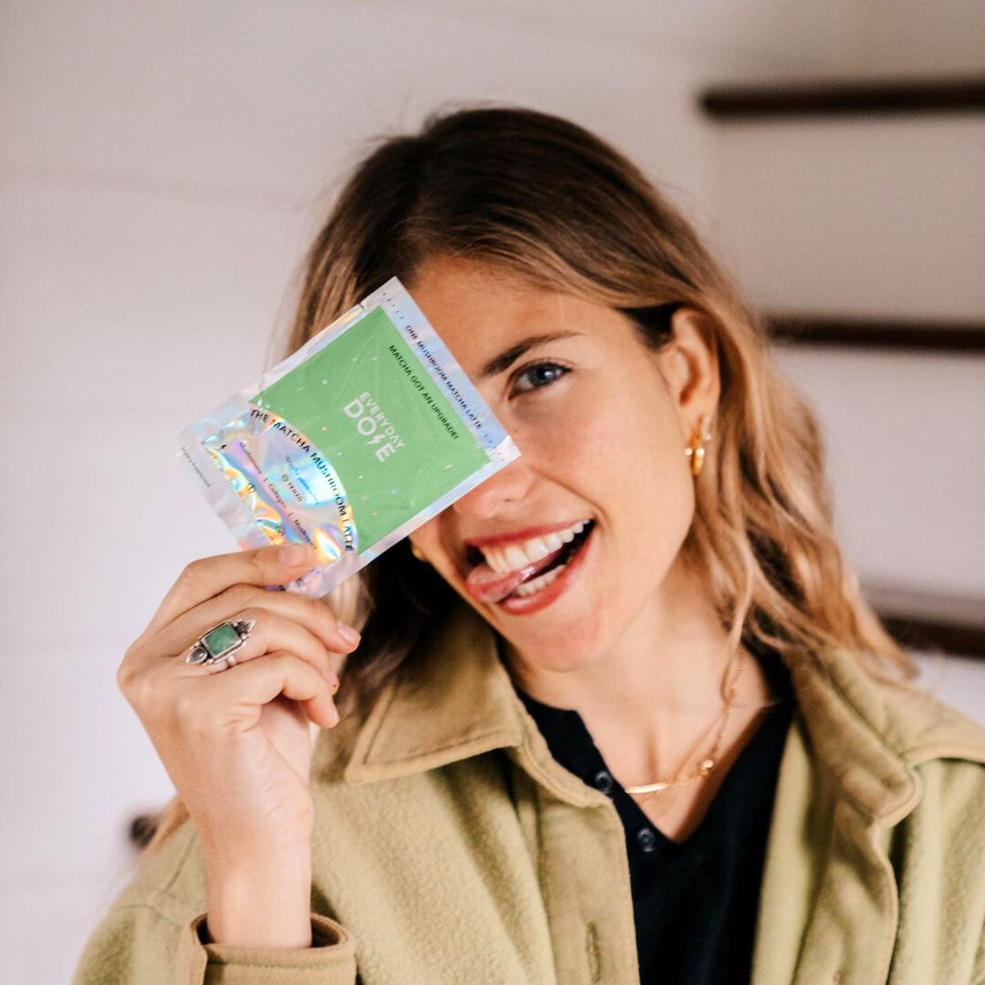 Everyday Dose - Wholesale Ground Coffee - Everyday Dose Single Serving Mushroom Matcha+4