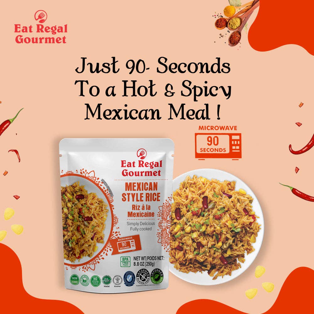 Regal Kitchen Foods - Wholesale Rice - Eat Regal Mexican Style Rice - 8.8 Ounce3