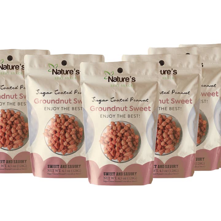 Jordnötter Sweet (4,1 oz) (Förpackning med 6) för wholesale av Nature's Best Snacks
