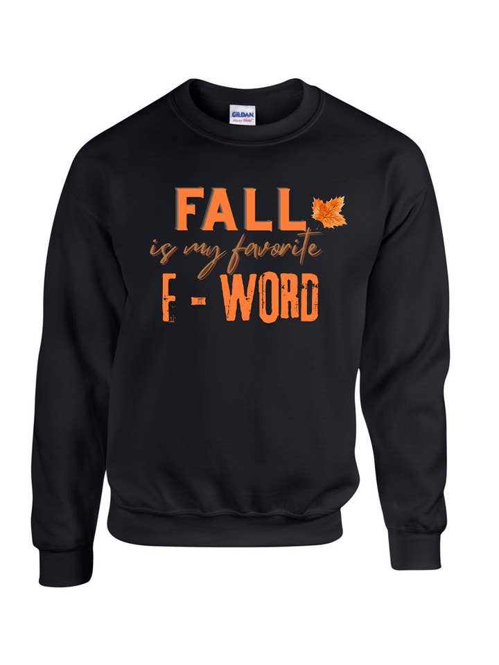 Favorite F-Word Crew Sweatshirt for wholesale by Sunya & Danya