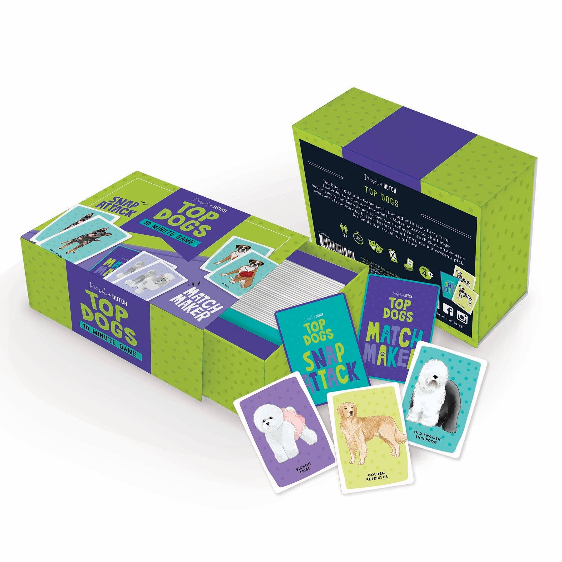 Diesel & Dutch – Großhandel Kartenspiele – Top Dogs 10-Minuten-Spiele-Set1