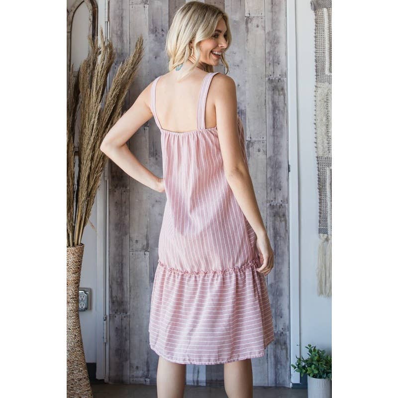 Veveret - Wholesale Jurk - Dames - Gestreepte zomerjurkje12