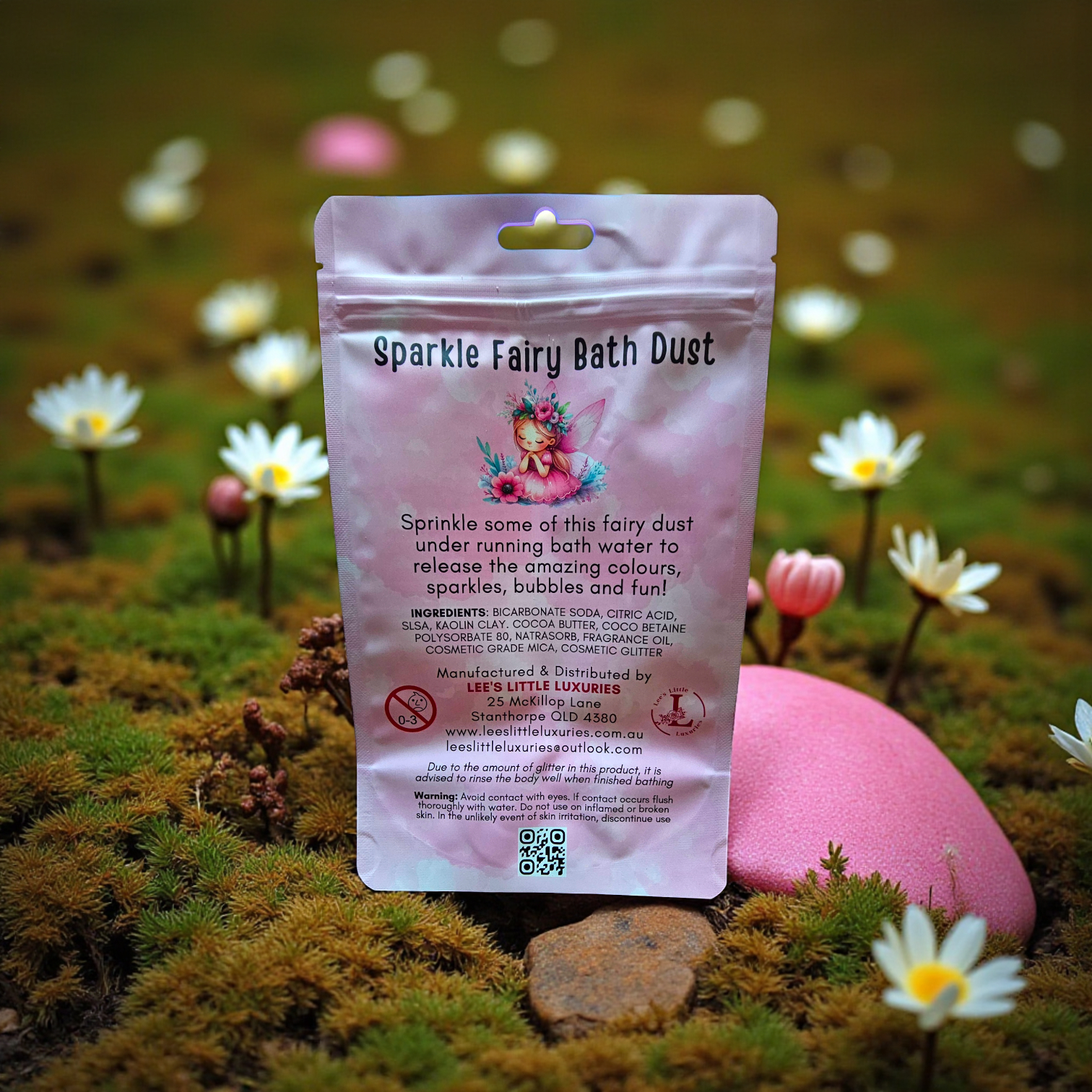 Lee's Little Luxuries - Wholesale Bath soak/milk - Sparkle Fairy Bath Dust - Enriched With Cocoa Butter1