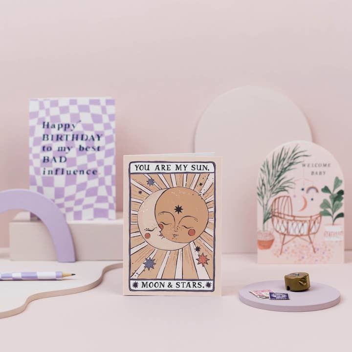 Sister Paper Co. - Wholesale Anniversary card - Sun, Moon & Stars Card | Love Card | Anniversary Cards8