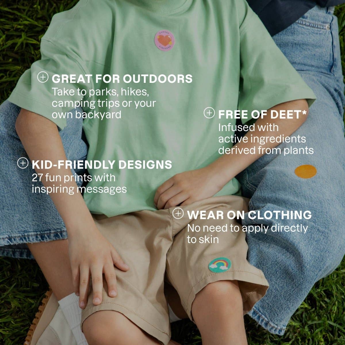 Cliganic - Wholesale Insect Repellent - Mosquito Repellent Patches - Positive Vibes3