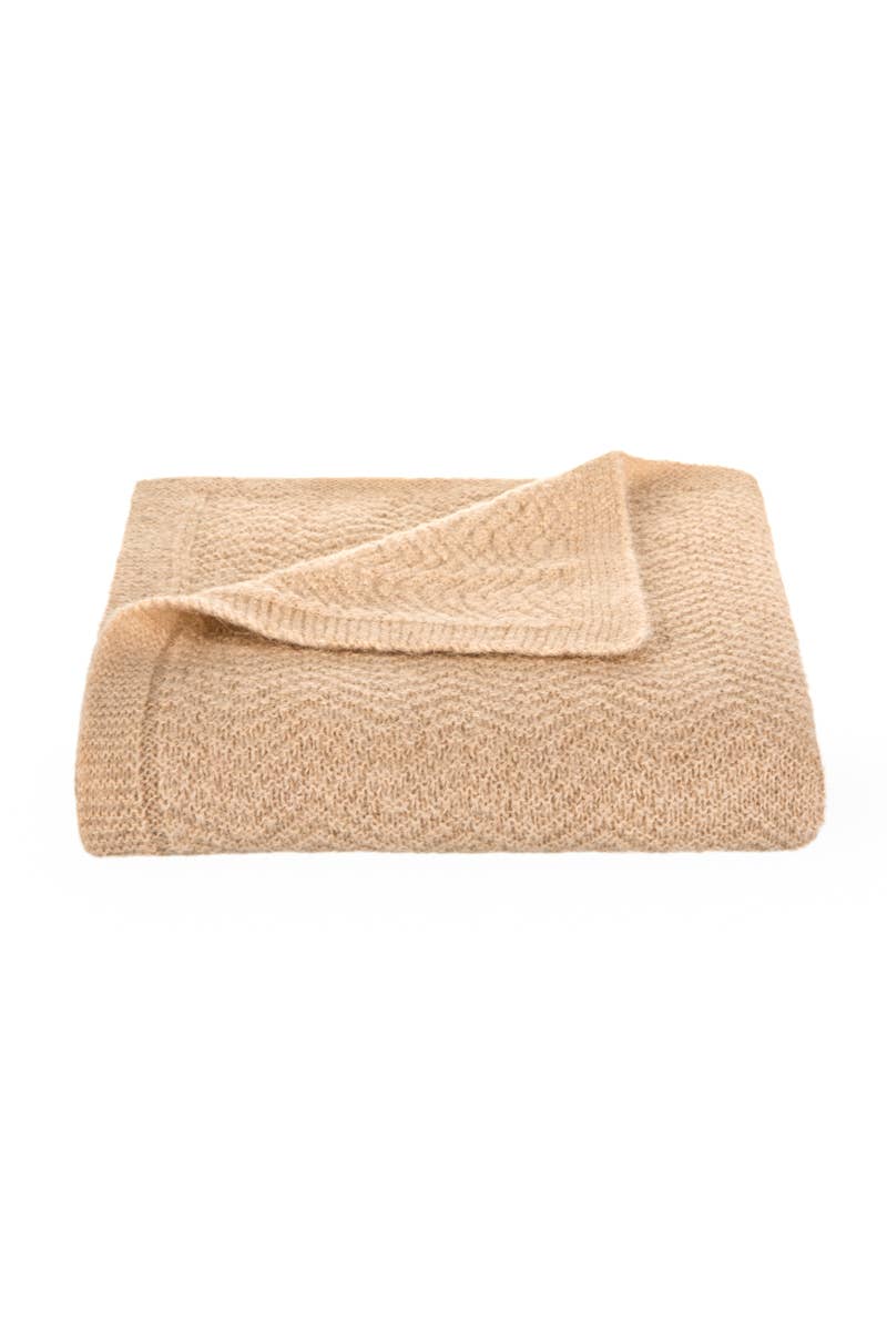 tuwi - Vente Plaids - Couvre-lit en tricot Wave bleu marine0