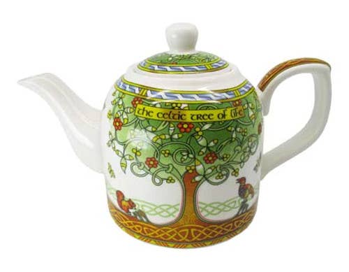 Dublin Gift Company - Wholesale Tea pot - Celtic Tree of Life Ceramic Teapot1