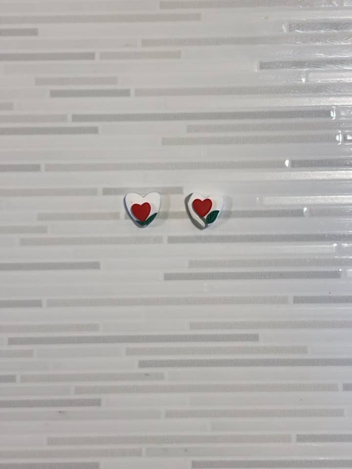Heart Garden Stud Earrings for wholesale by Maia Sol Designs