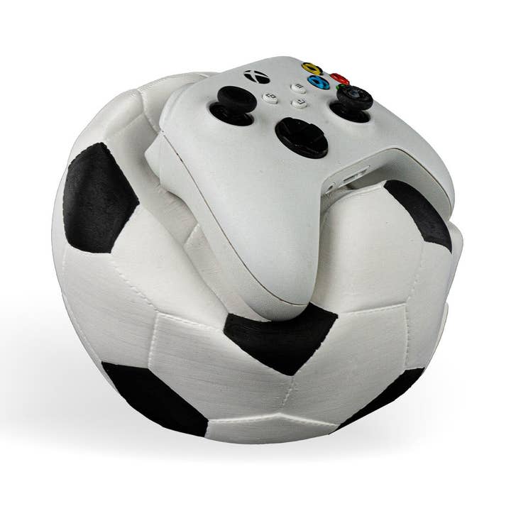 ⚽ 3D-Printed Soccer Ball Controller Stand – Compatible with Xbox & PlayStation – Ultimate Gamer & Soccer Fan Gift! 🎮 for wholesale by Huckleberry Concepts