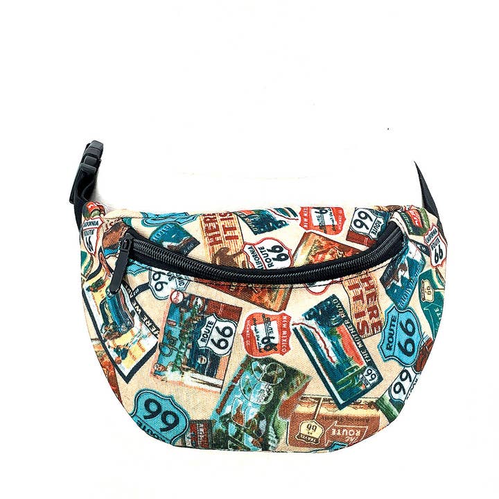 Route 66 Fanny Pack for wholesale by COMECO INC