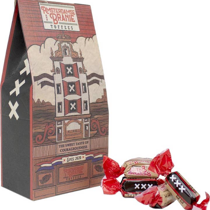 Amsterdamse Branie (160 gr) - Offizielle Amsterdamse Bonbons für den Großhandel von Rollin' Rainbows