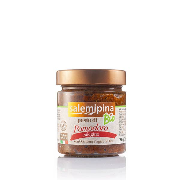 Pesto de tomate cherry de la Agricultura Ecológica para venta al por mayor de SALEMI PINA SOC. AGRICOLA SRL