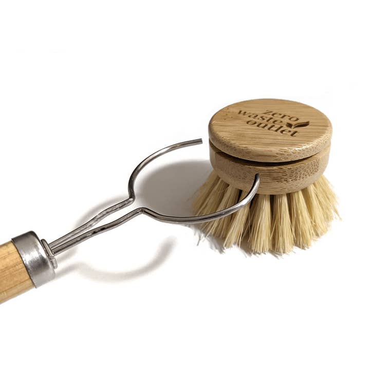 Long Handle Pot Brush Replacement Head for wholesale by Glitterwicks