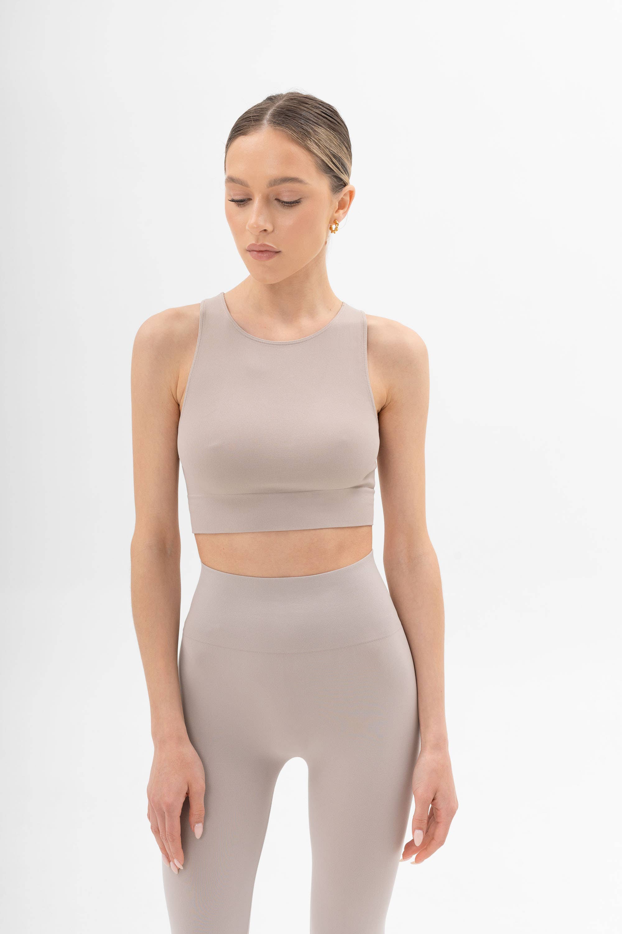 SIAWEAR - Wholesale Athletic Top - Women's - Sportsbra light ribs ATMOSPHERE Yoga Pilates  🇮🇹2