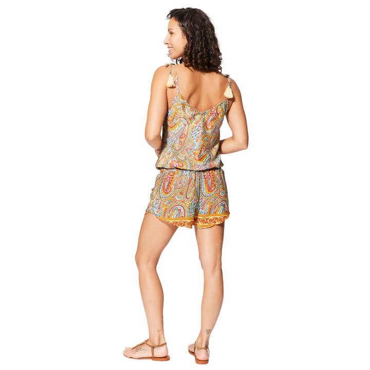 Ipanima - Wholesale Shorts - Women's - SHORT SLEEVELESS SUMMER PLAYSUIT COSIP0064C1