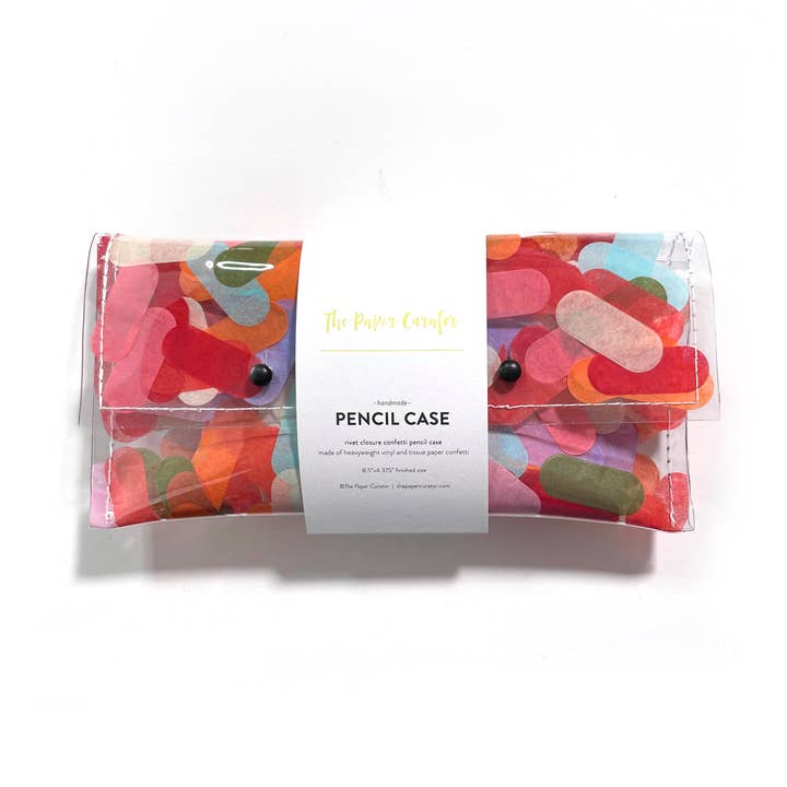 The Paper Curator - Wholesale Pencil case/pouch - Confetti Pencil Case No. 7 | Pencil Pouch | Cosmetic Bag1