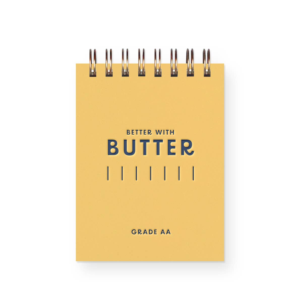 Ruff House Print Shop – wholesale Notebook – Better With Butter Mini Jotter Notebook0