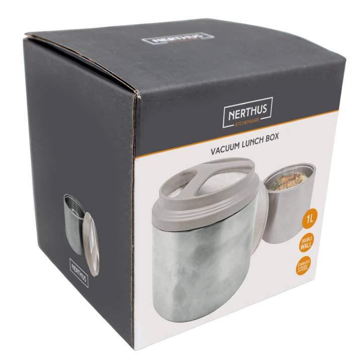 Vin Bouquet (Find It Import & Export Sl) - Wholesale Food Storage Container - 1 Litre Stainless Steel Double Wall Solid Thermos3