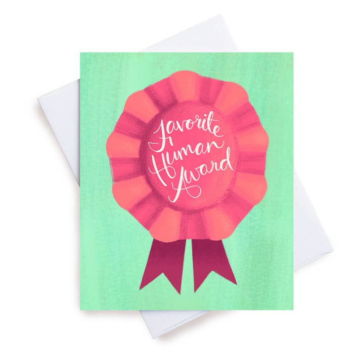 Favorite Human Award (Sale) for wholesale by M. Kind Papersmith