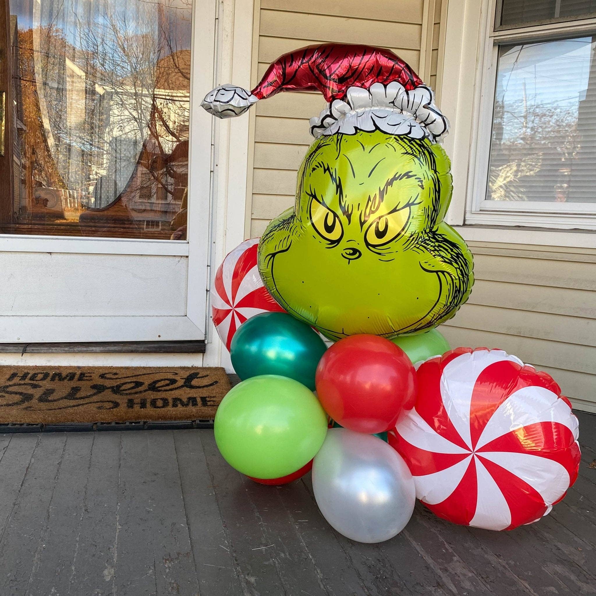 Ellie's Party Supply - Wholesale Balloon - Christmas Grinch Balloon Bouquet Kit1