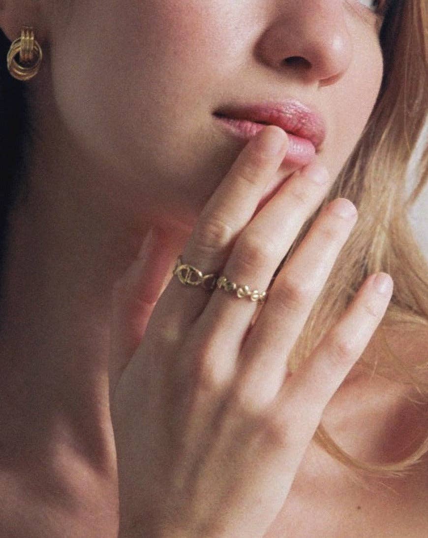 Sun Muse Studio - Wholesale Band/Stacked Ring - 'BLOSSOM Ring'4