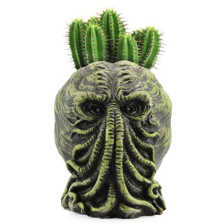 Kurated Korner - Wholesale Plant Pot - Toy Vault Cthulhu Resin Planter Pot